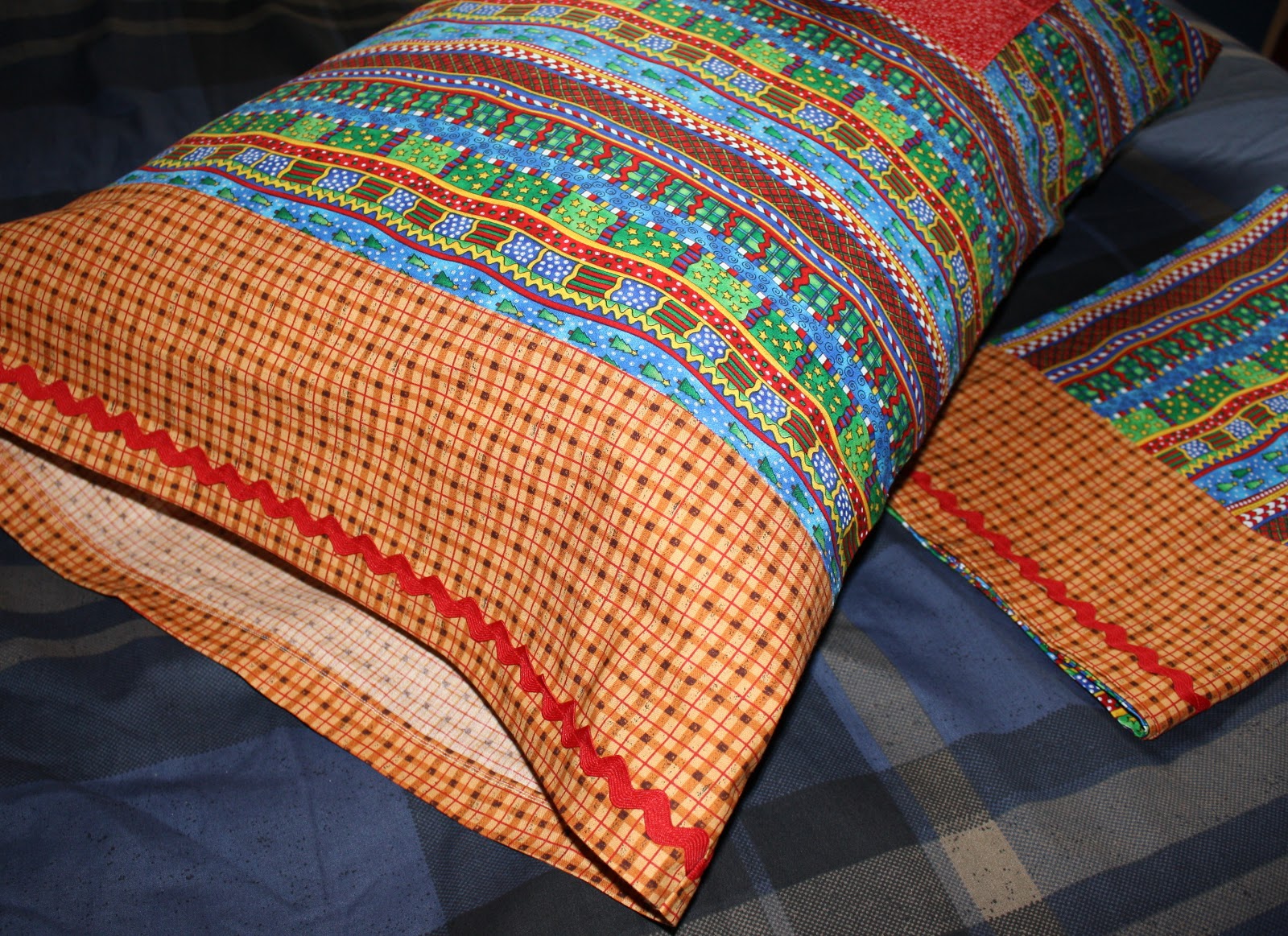 September Violets Christmas Pillowcases