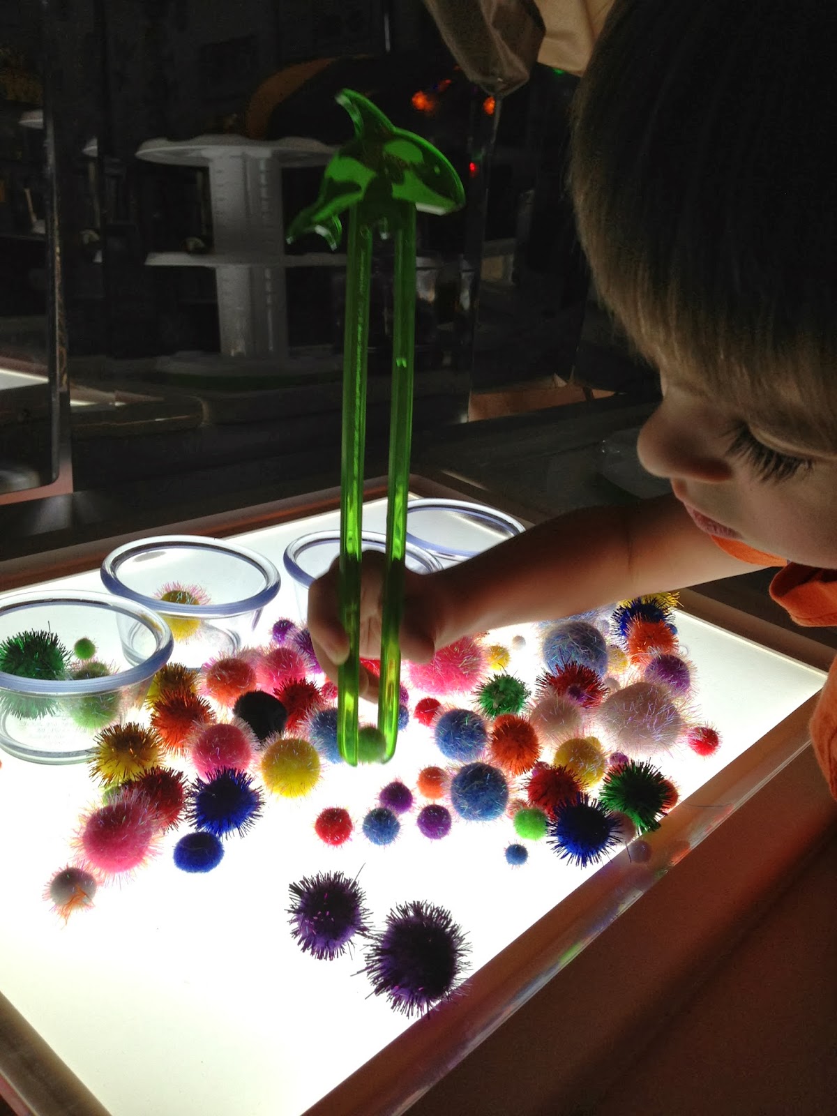 Epic Childhood Reggio, Light Table Play, and Light Play Light table
