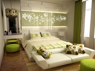 Dormitorios en verde y marrón - Colores en Casa