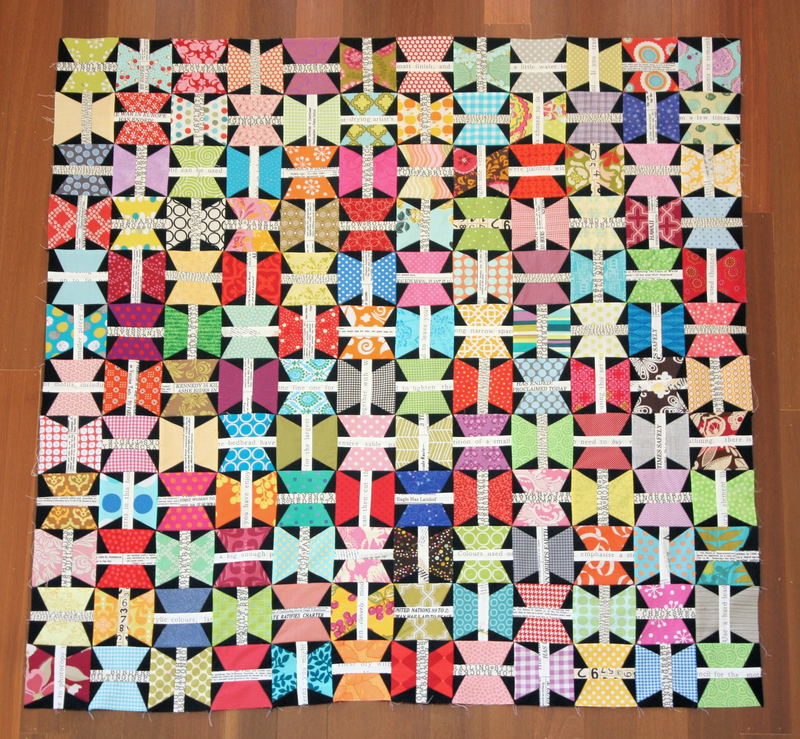 Butterfly Quilt Progress A Spoonful of Sugar