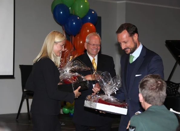Crown Prince Haakon of Norway and Crown Princess Mette-Marit of Norway attends the ENERGETICS conference on "Multicultural Value Creation" in Drammen