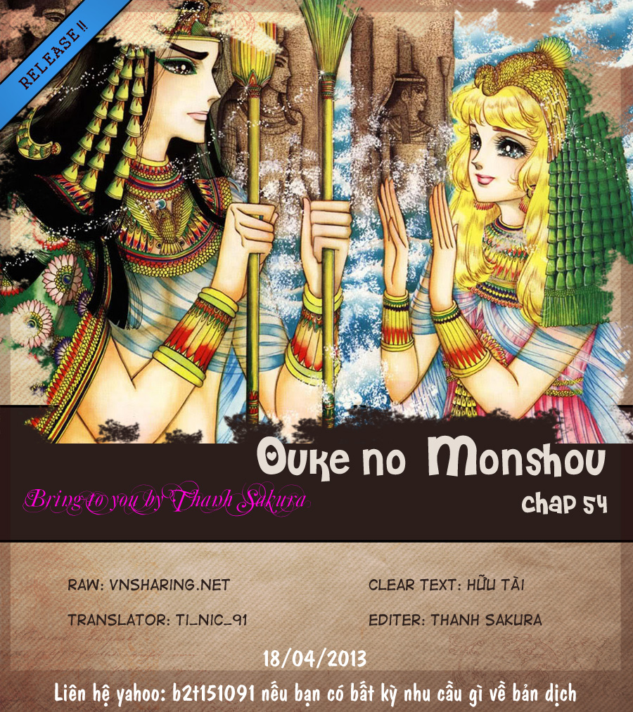 Nữ Hoàng Ai Cập-Ouke no Monshou chap 54 Trang 1 - Mangak.info Nữ Hoàng Ai Cập-Ouke no Monshou chap 54 Trang 1 - Mangak.info