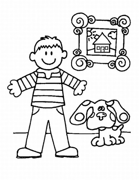 Blue's Clues Coloring Pages