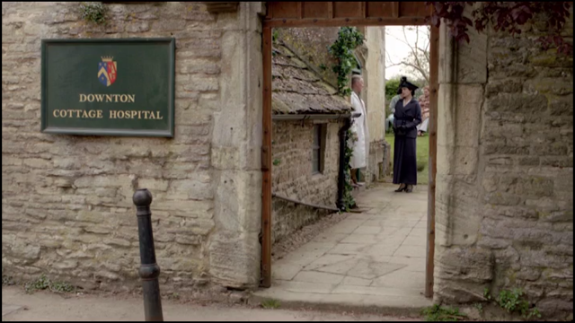 Cottage Hospital from Downton Abbey in the village of Bampton Oxfordshire