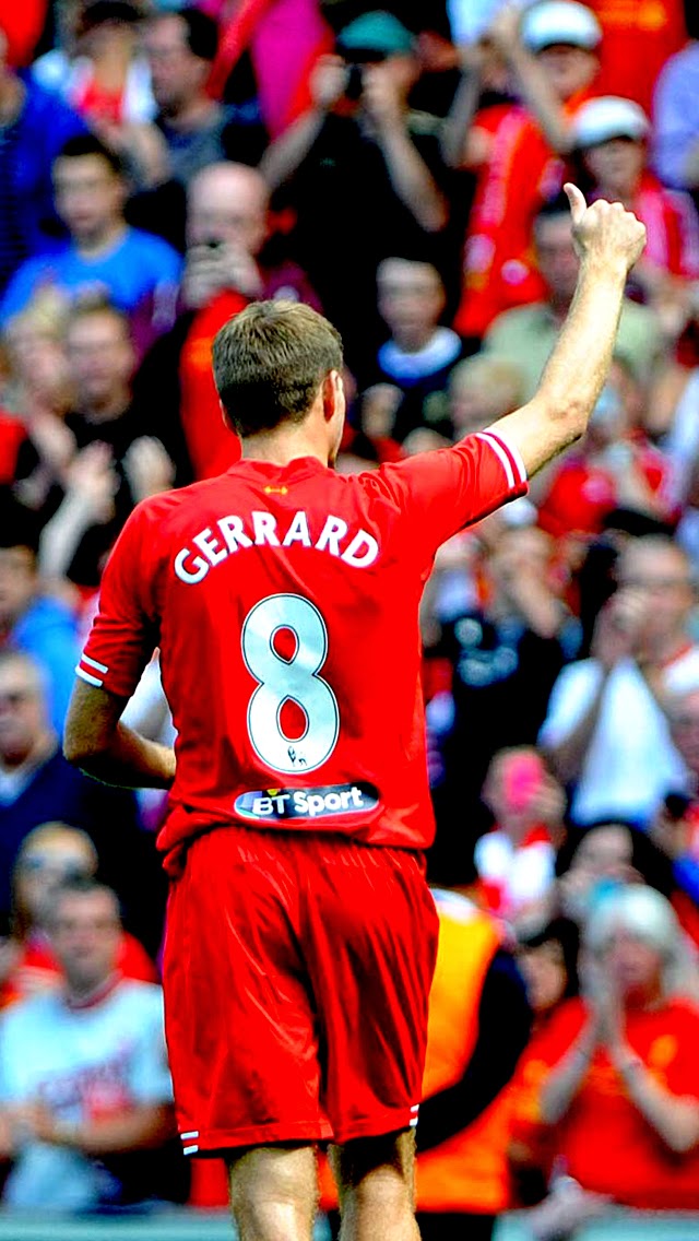 Football Legends » iPhone Wallpapers: Steven Gerrard (Liverpool .)
