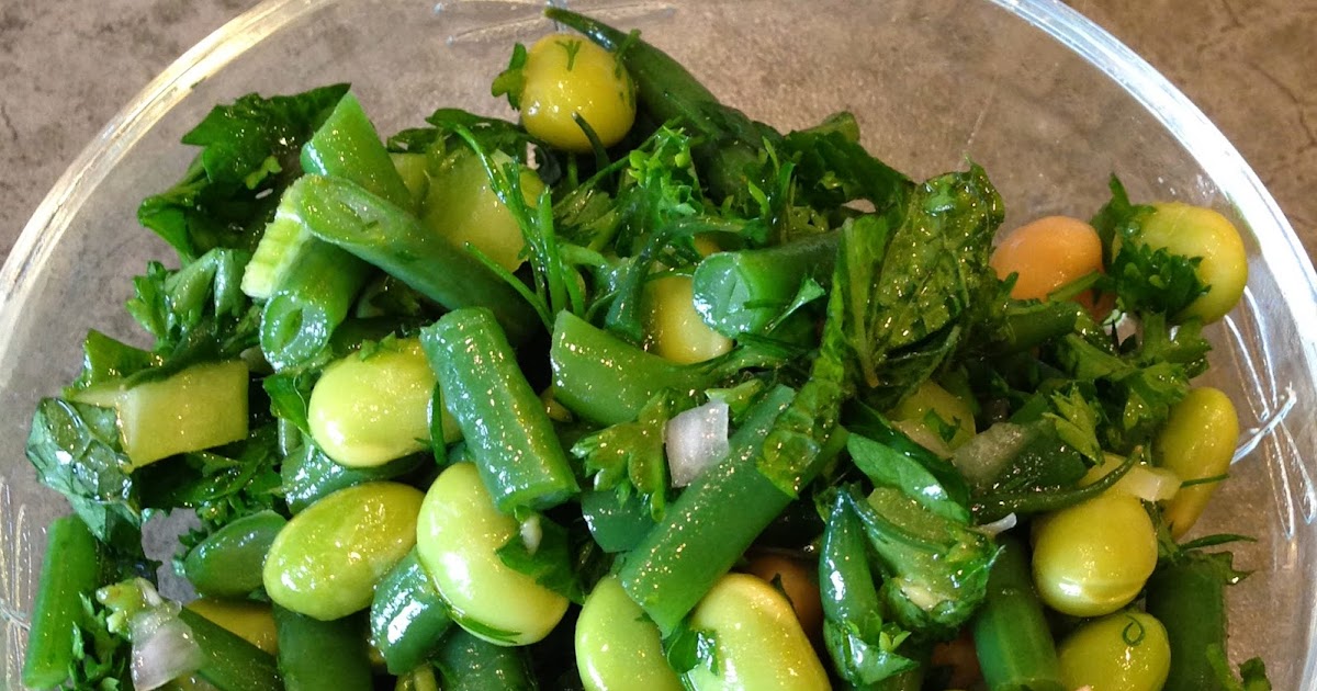 LIFE IS GOOD EDAMAME SALAD WITH FRESH HERBS