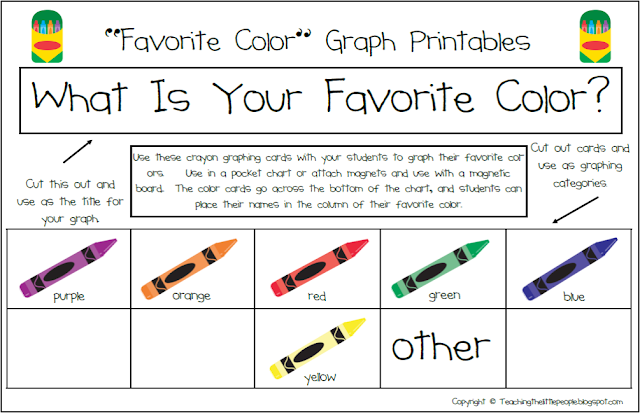 Favorite Color Chart Preschool