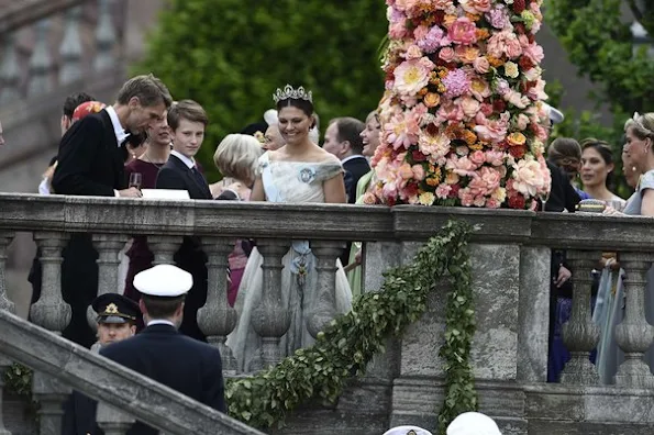 Princess Sofia and Prince Carl Philip hosted by King Carl Gustaf and Queen Silvia at The Royal Palace