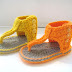 Love of Crochet Along: Gladiator Sandals Crochet Pattern for Baby