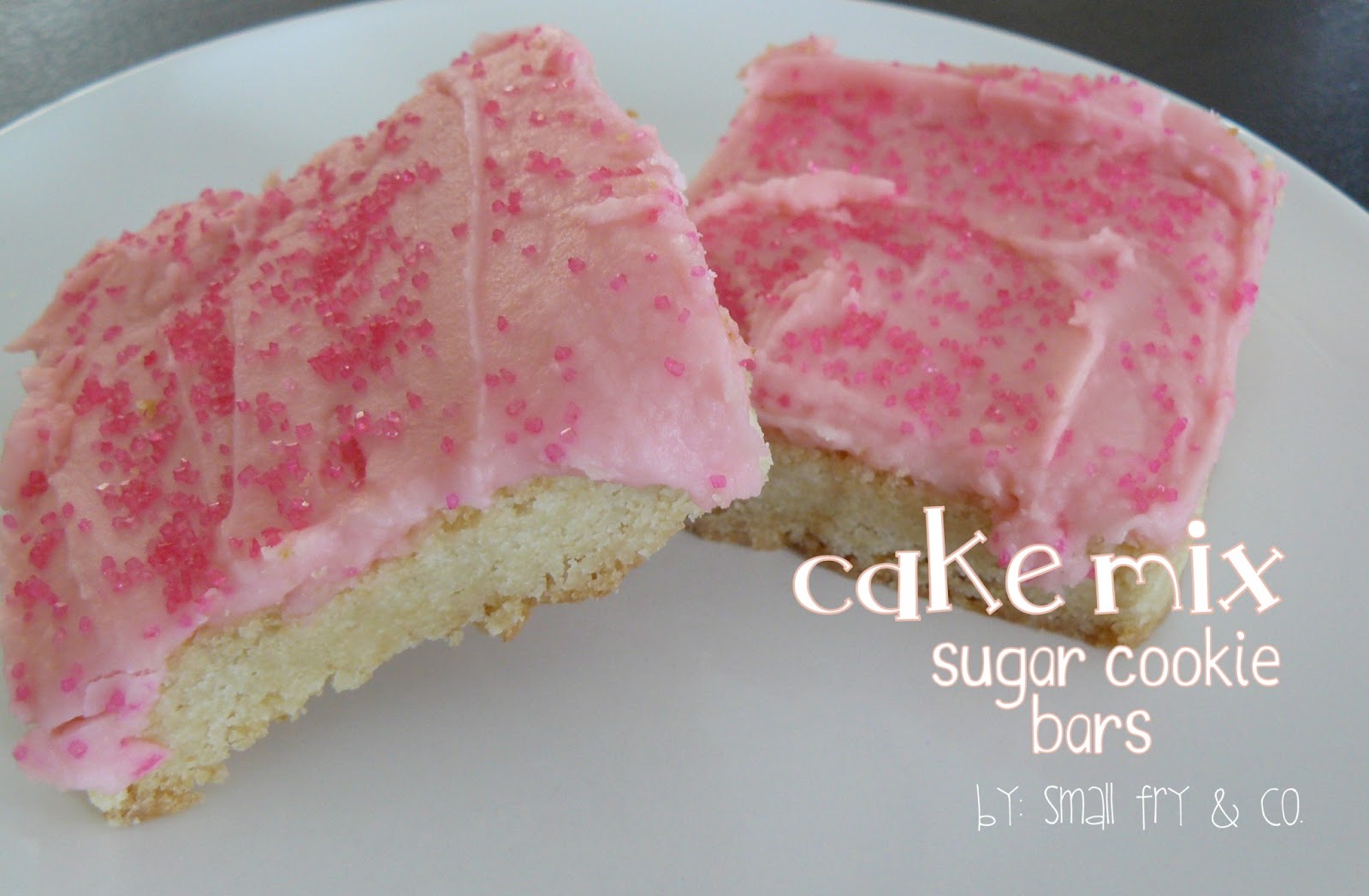 Small Fry & Co. Cake Mix Sugar Cookie Bars