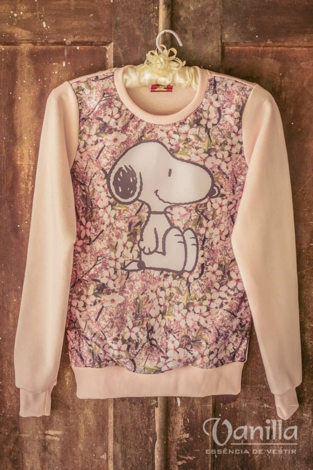 blusa de frio snoopy