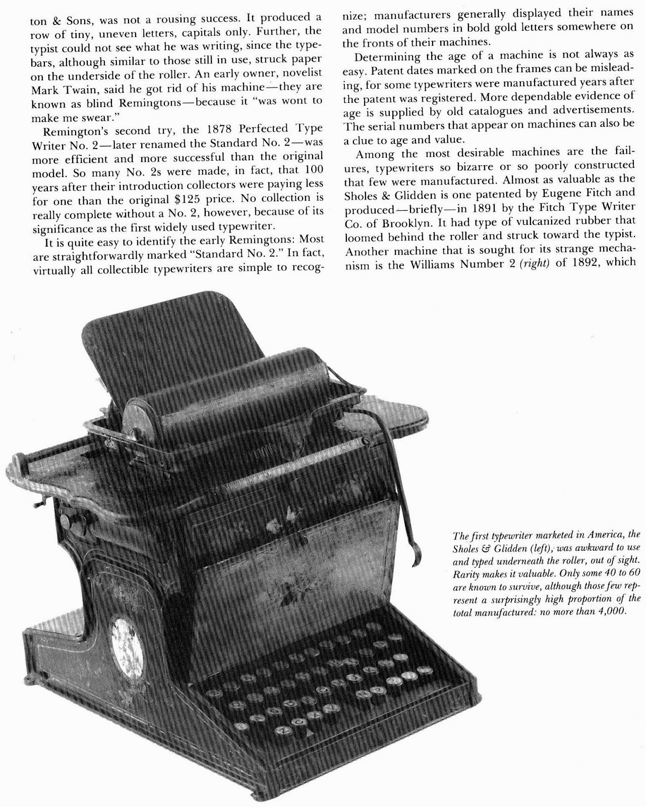 oz.Typewriter Typewriter Collecting 30 Years Ago