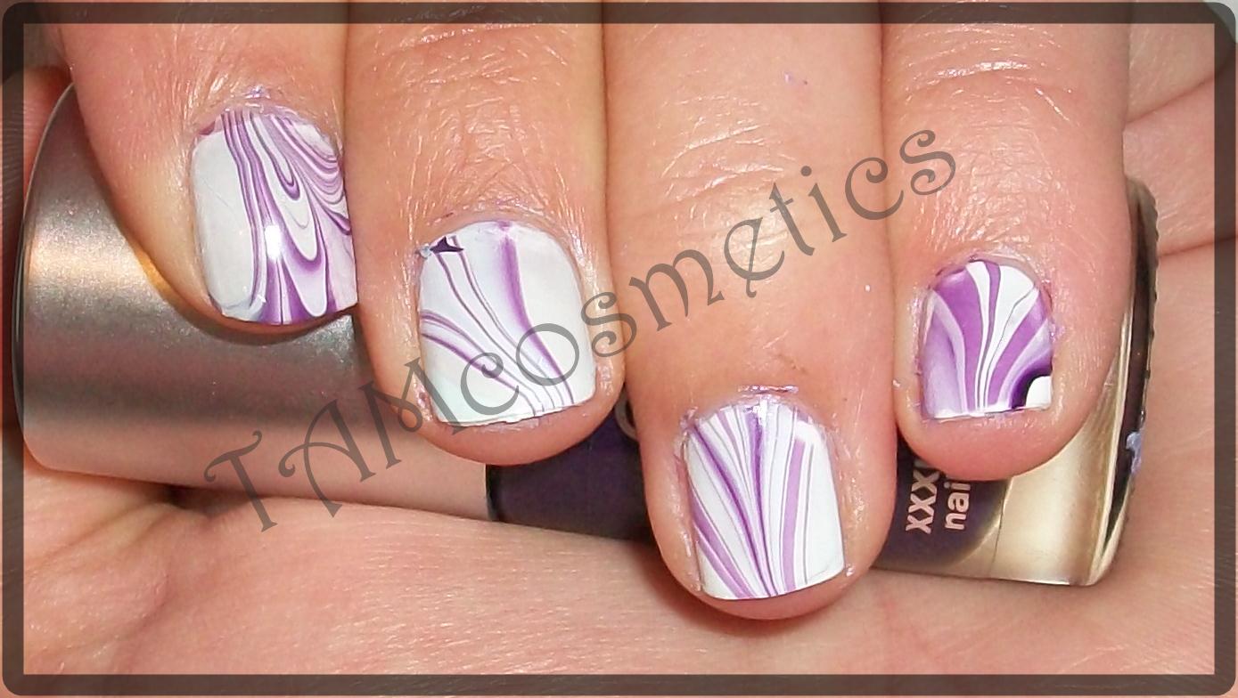 Tamcosmetics Water Marble Nail Art