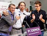 Monedero, Iglesias y Errejón, fundadores de Podemos