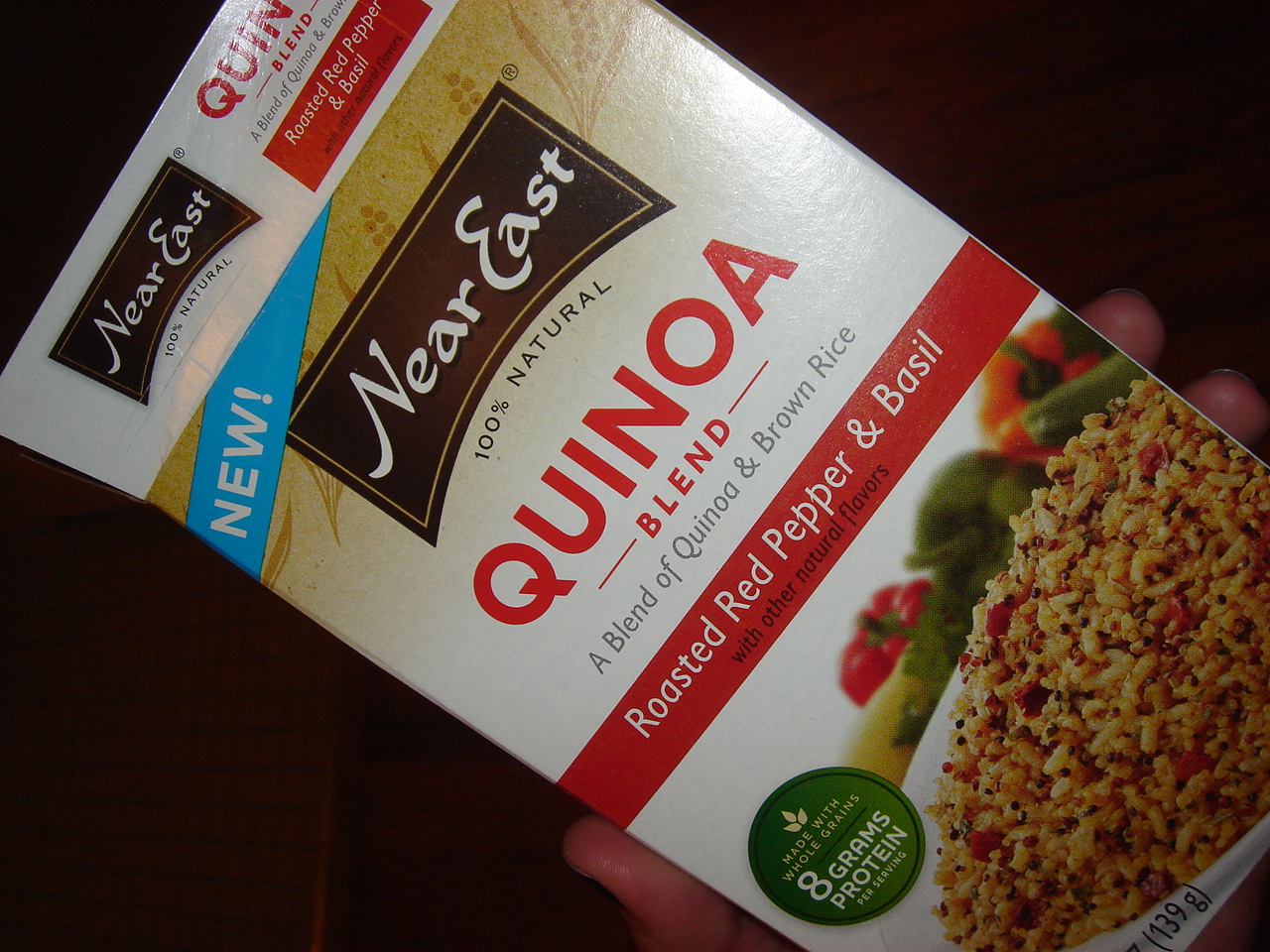 Can't Wait For Breakfast Near East Roasted Red Pepper and Basil Quinoa