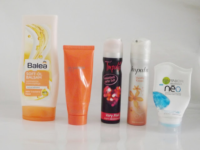 Balea Soft-Öl-Balsam Jil Sander Eve Bodylotion Impuls Deo Very Pink Impuls Deo Vanilla Kisses Garnier Deocreme neo