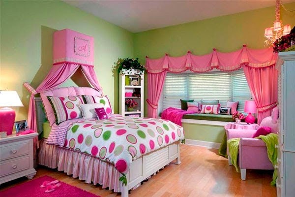 stylish hot pink bedrooms designs