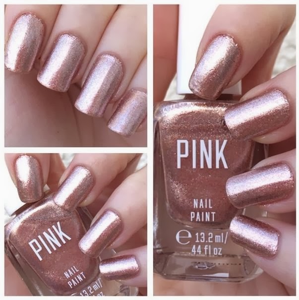 Cat Eyes Skinny Jeans Notd Vs Pink Nail Paint In Never Too Bronzed