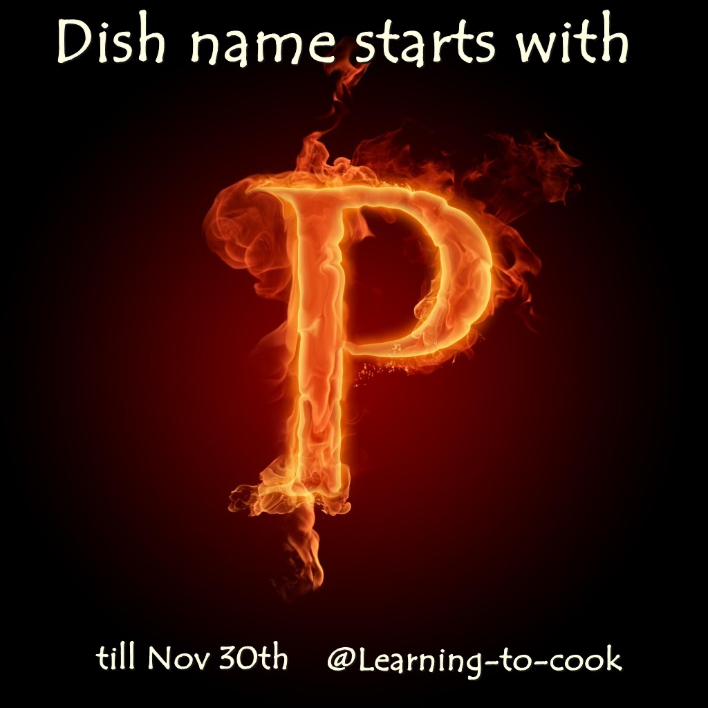 Learningtocook Dish Name Starts With P