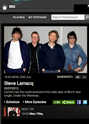 blurbbc, blur bbc radio, blur steve lamacq, blur radio