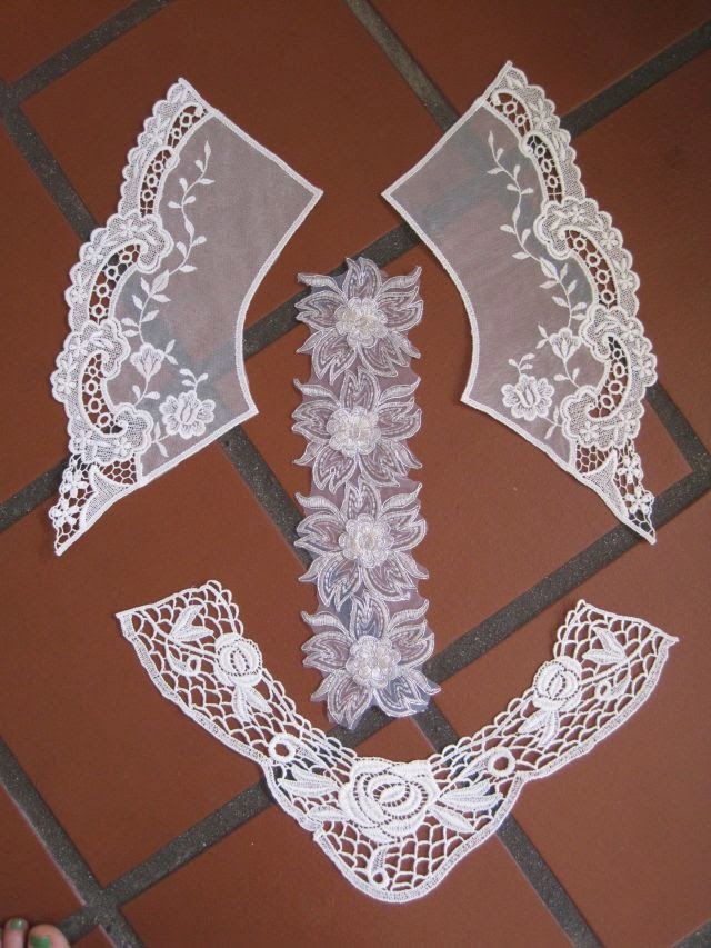 Adding Lace Applique to a Cardigan Greenie Dresses For Less