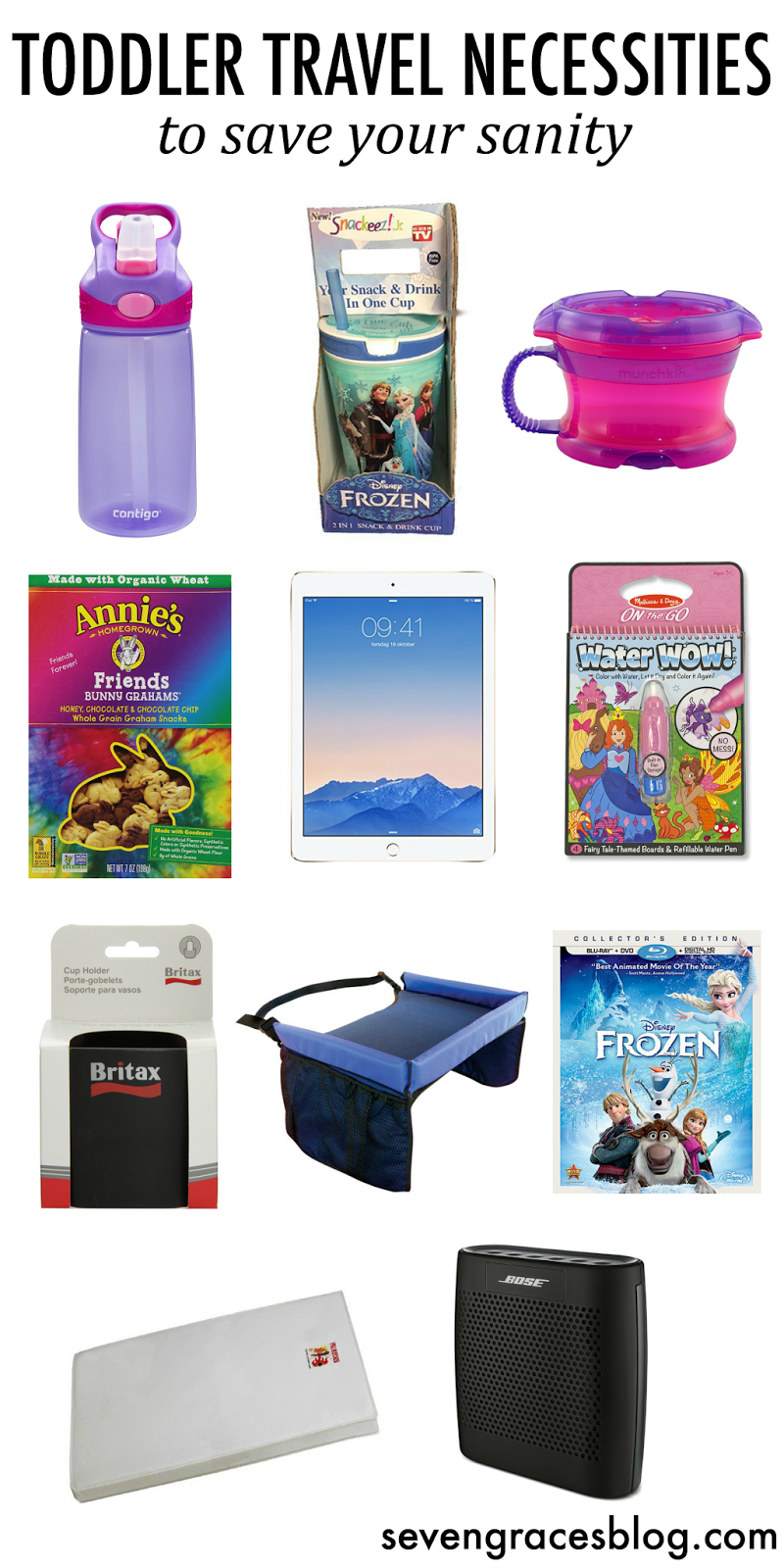 Seven Graces Toddler Travel Necessities