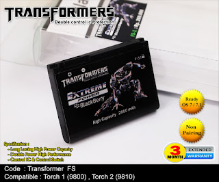 Baterai Blackberry Double Power FS-1 Transformer