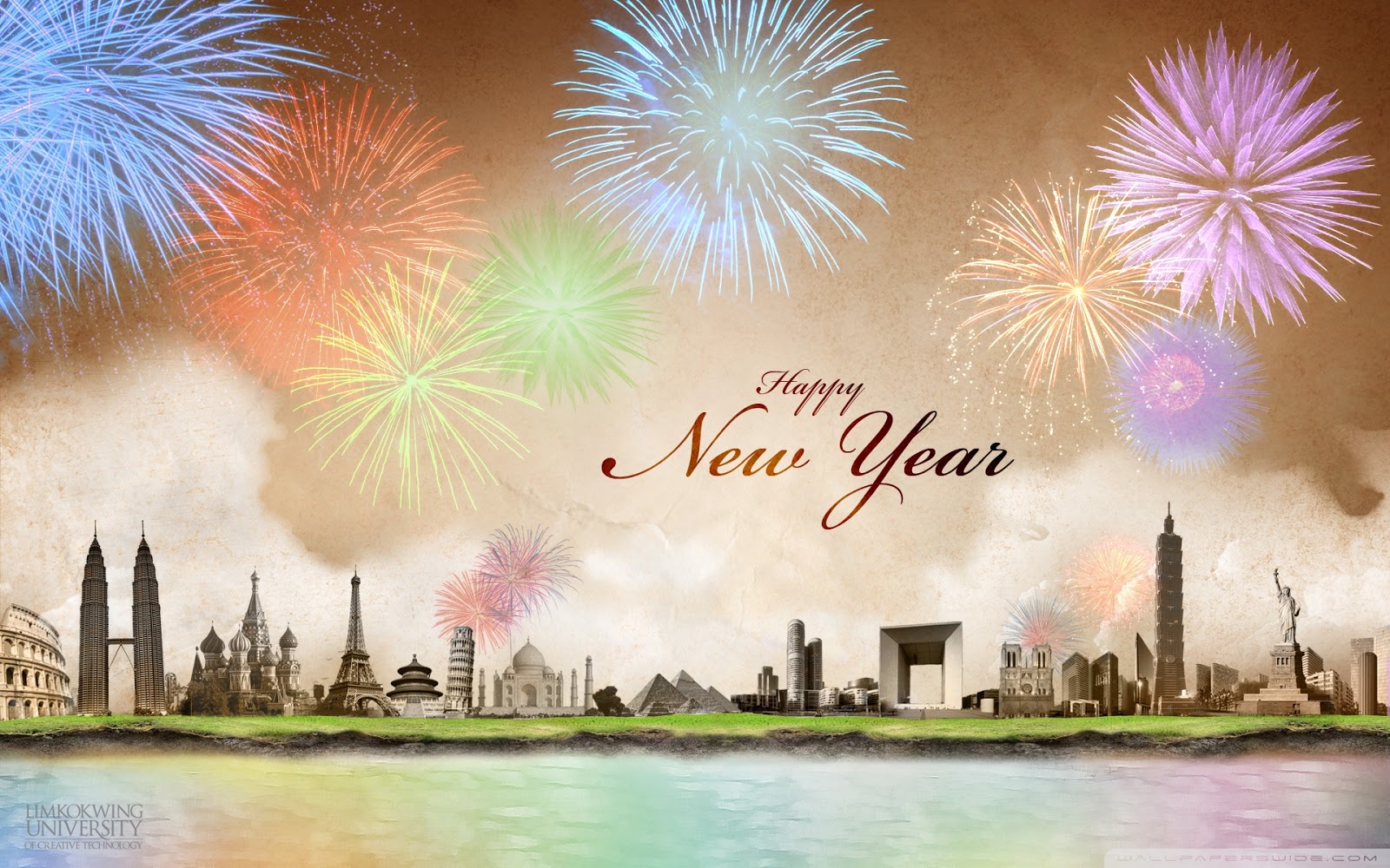 Happy New Year Wallpapers - Stylish DP's And Covers For FaceBook
