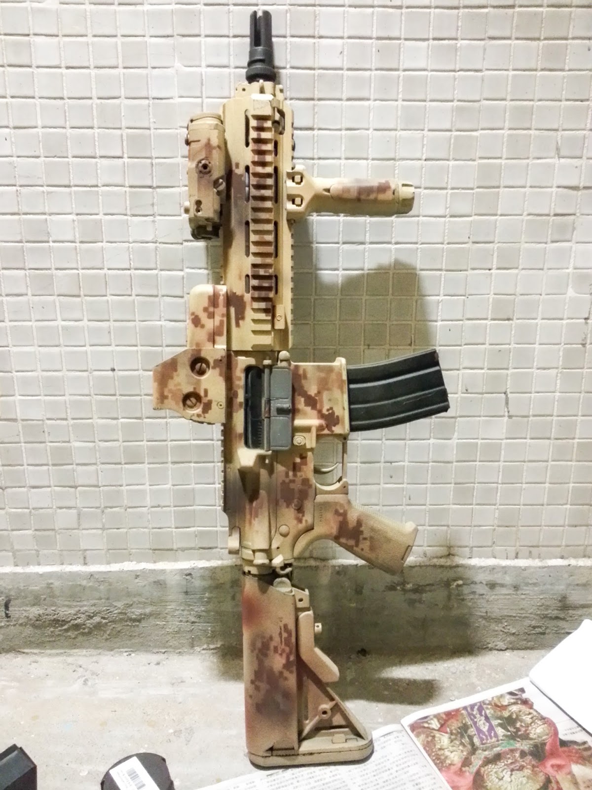 HK416 Digital CAMO Paint job FeLix Travel & Photography