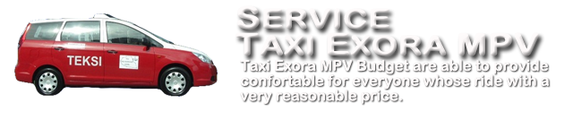 Service Taxi Exora MPV