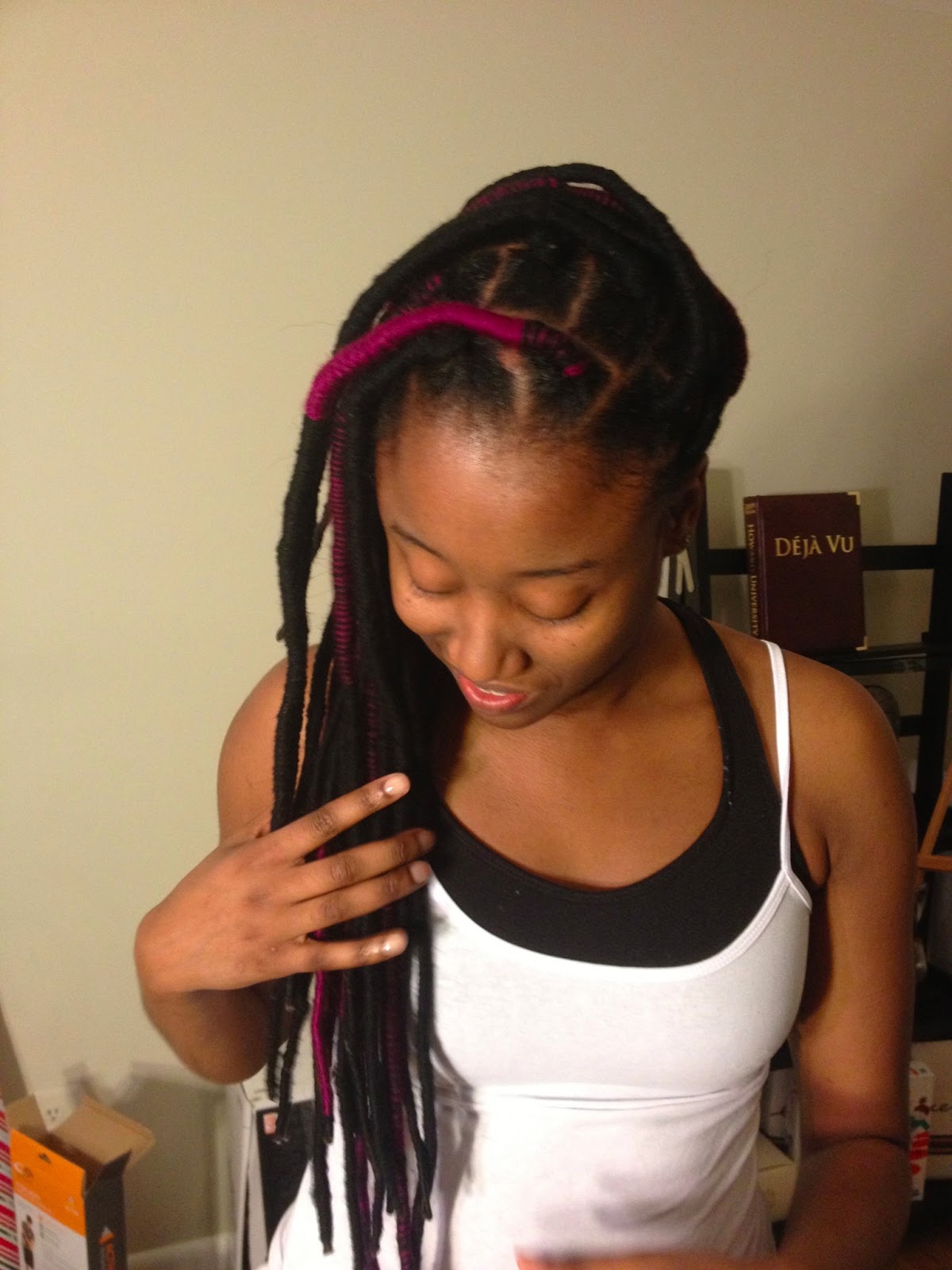 CurlyNuGrowth it begins hair. In the Stylist's Chair Yarn Wraps