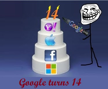 Google birthday cake funny