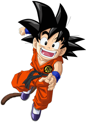 Como desenhar o Goku passo a passo ( Goku criança ) 