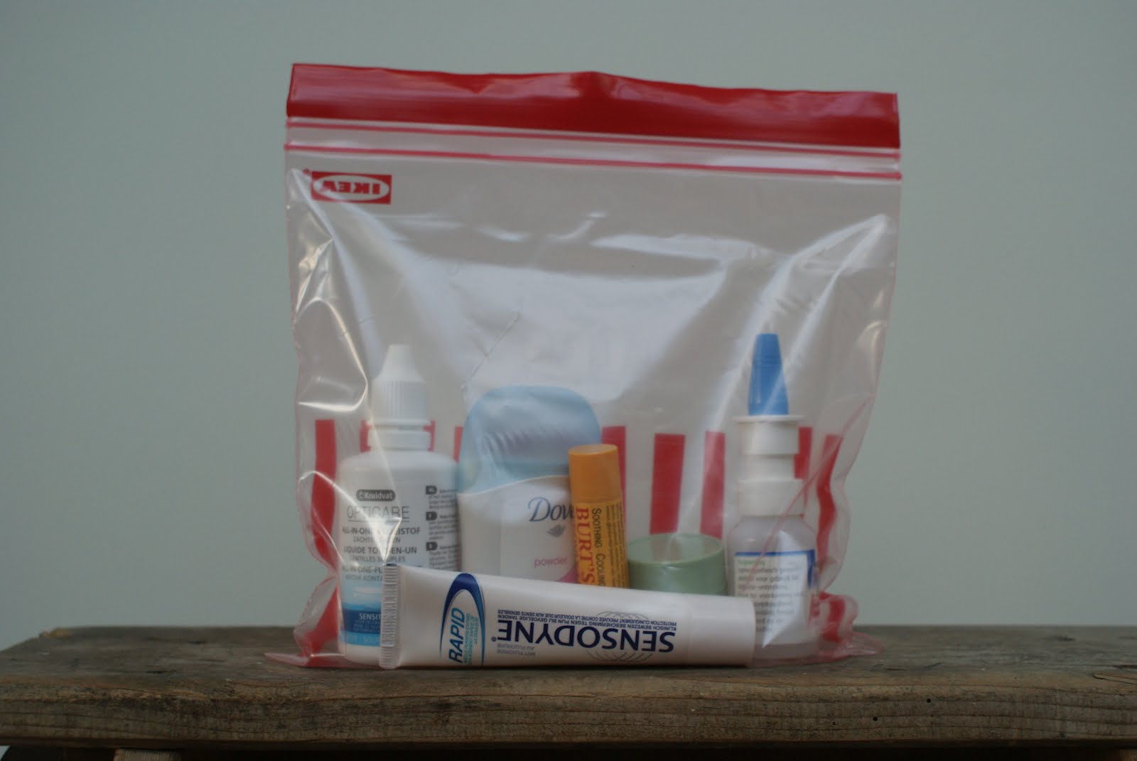 deodorant in oog