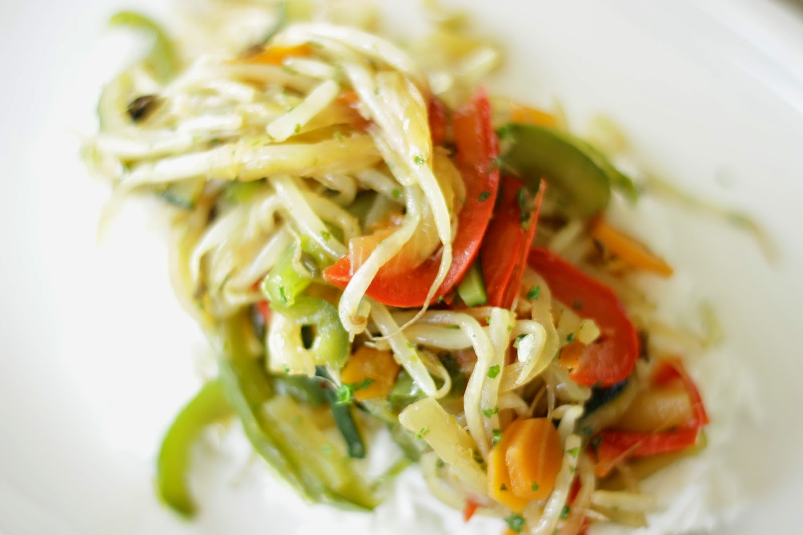 food recept vegetarische wok