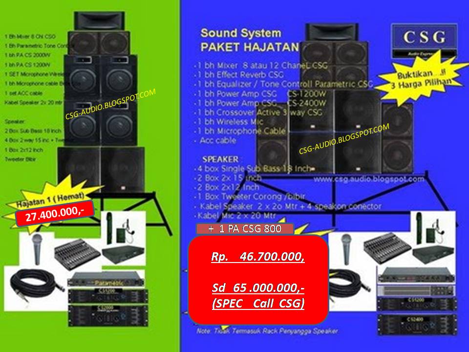 paket Hajatan CSG