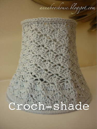 crochet lampshade