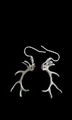 Elk antler earrings