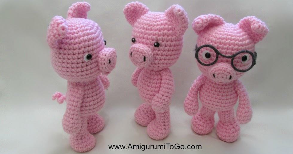 Little Bigfoot Piggy 2014 With Video ~ Amigurumi To Go