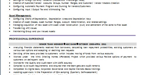 sap fico resume sample sap fico qa resume over 10000 cv and resume samples with free - Sap Fico Resume Sample sap fico resume sample sap fico qa resume over 10000 cv and resume samples with free - Sap Fico Resume Sample