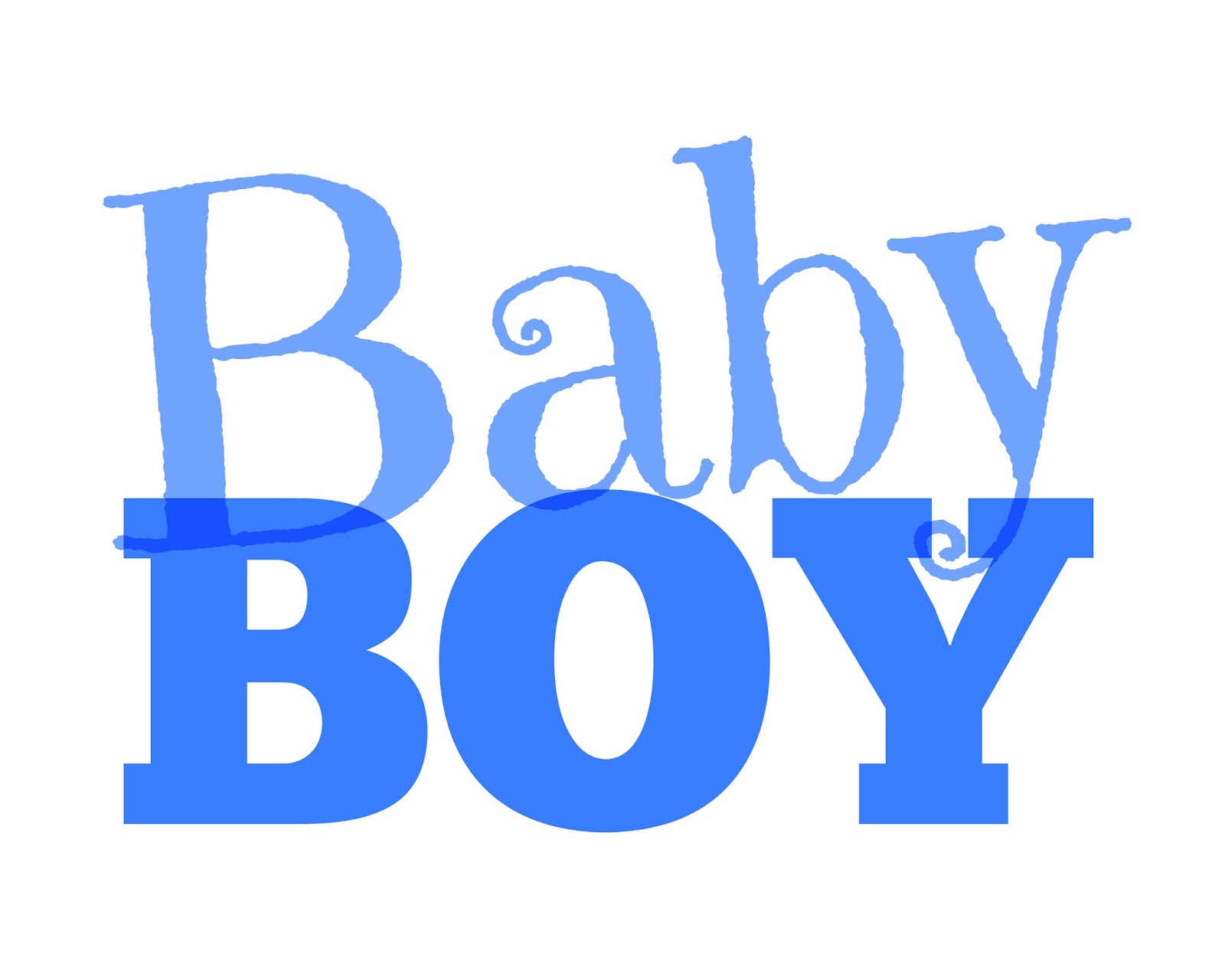 CJO Photo Printable Nursery Art 8x10 Baby Boy in Blue