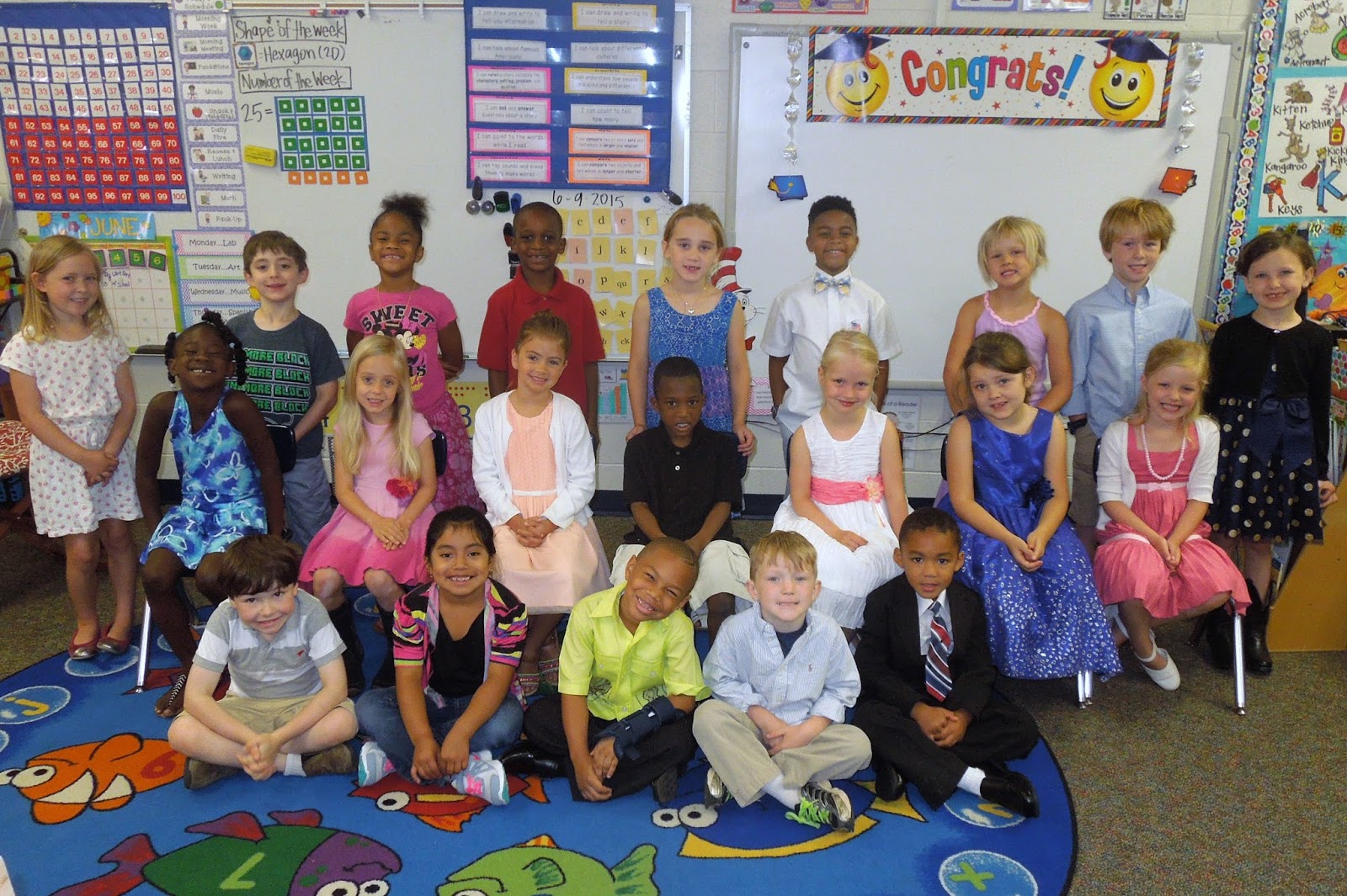 Miss Jones' Kindergarten Class June 2015