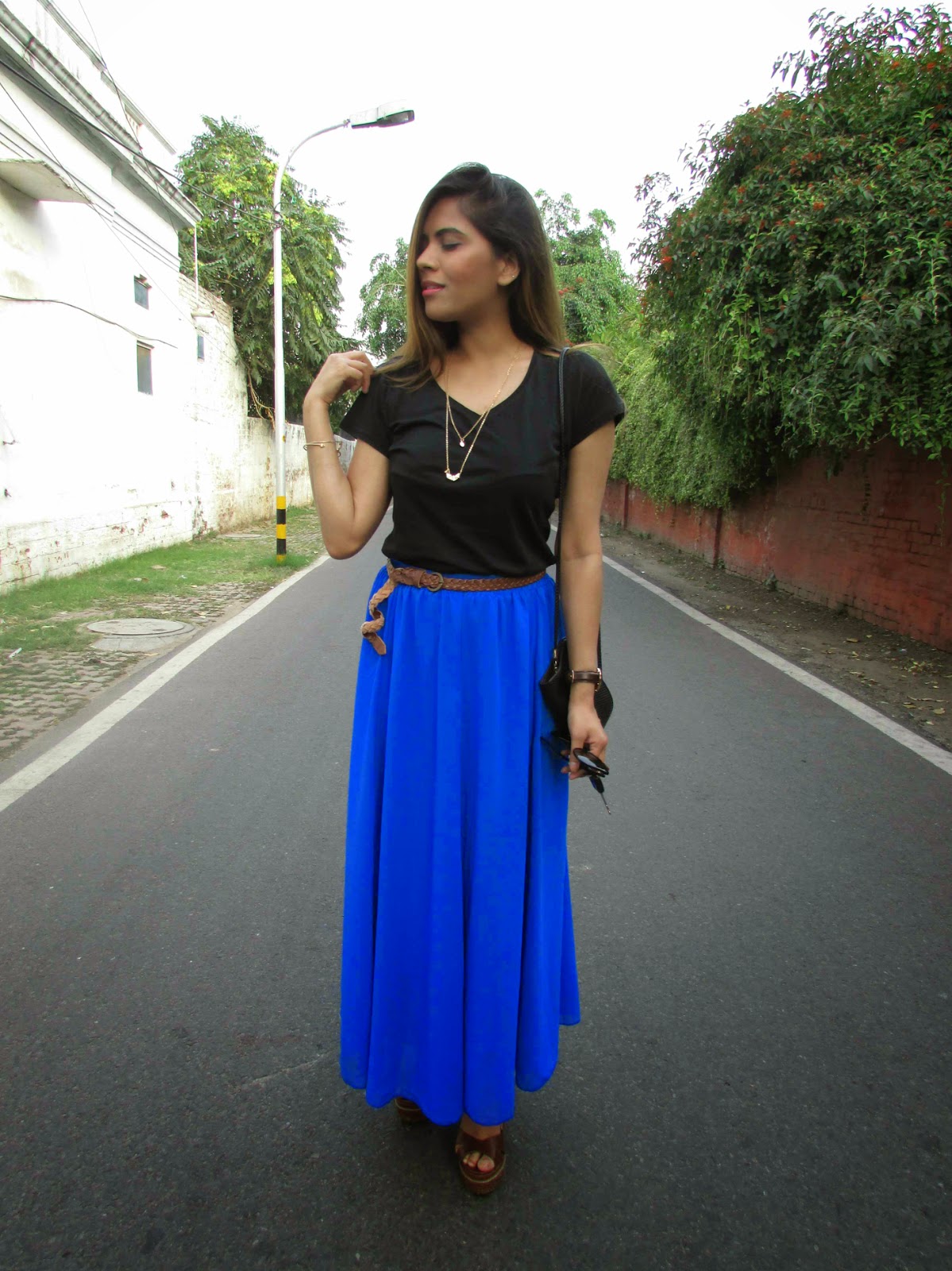   How to style maxi skirt, summer trends 2915, Indian fashion blogger, retro style, cheap maxi skirt online, popbasic, double string necklace, retro outfit, fashion, popbasic review, maxi skirt simple tshirt, maxi skirt of petites, how to look tall in maxi skirt, ombre haie, best hair color for summers, summer hair, maxi skirt for short people, blue maxi skirt, summer jewelry trends 2015, spring fashion trends 2015, beauty , fashion,beauty and fashion,beauty blog, fashion blog , indian beauty blog,indian fashion blog, beauty and fashion blog, indian beauty and fashion blog, indian bloggers, indian beauty bloggers, indian fashion bloggers,indian bloggers online, top 10 indian bloggers, top indian bloggers,top 10 fashion bloggers, indian bloggers on blogspot,home remedies, how to