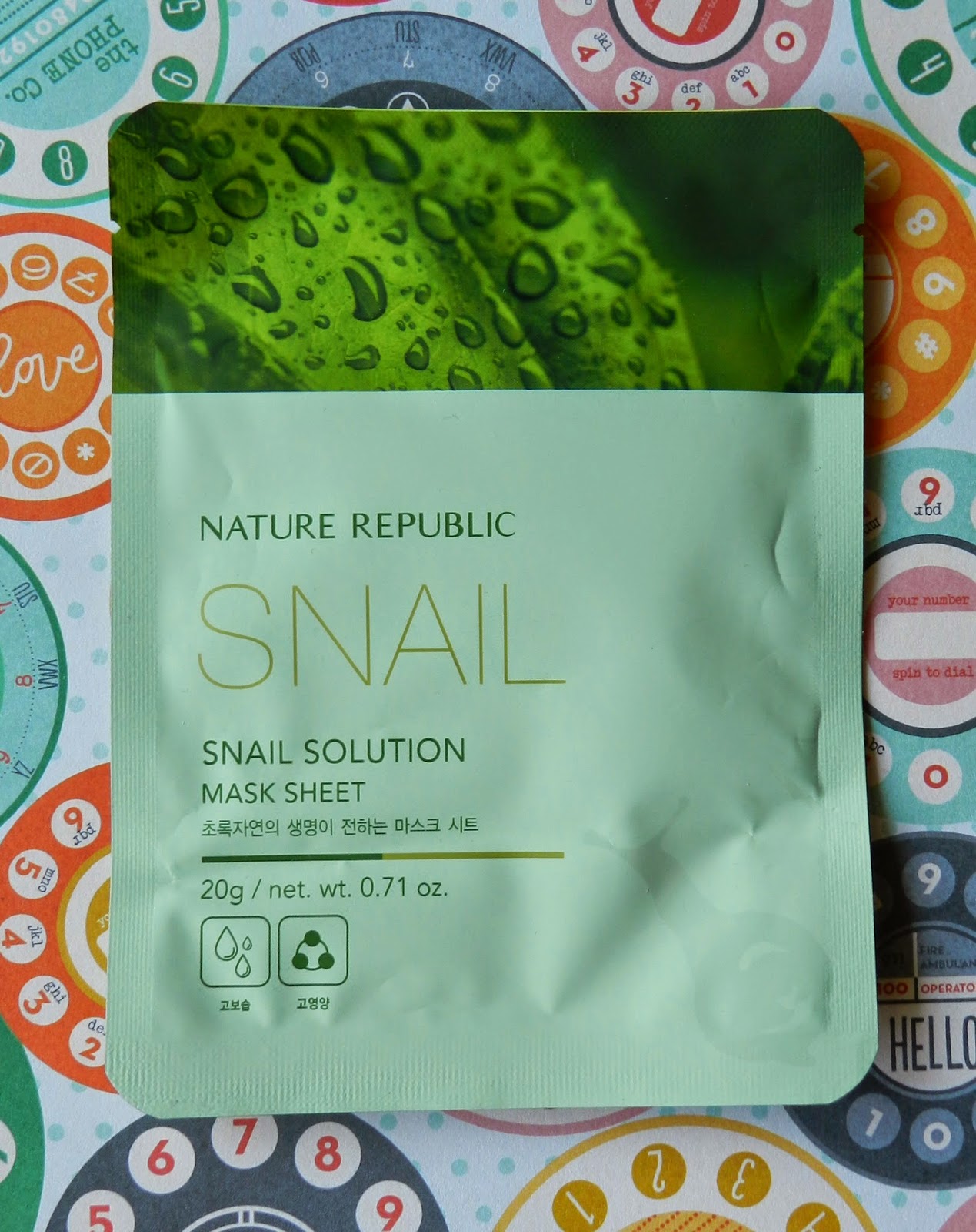 Unfade what fades Korean goodies Nature Republic Snail Solution mask