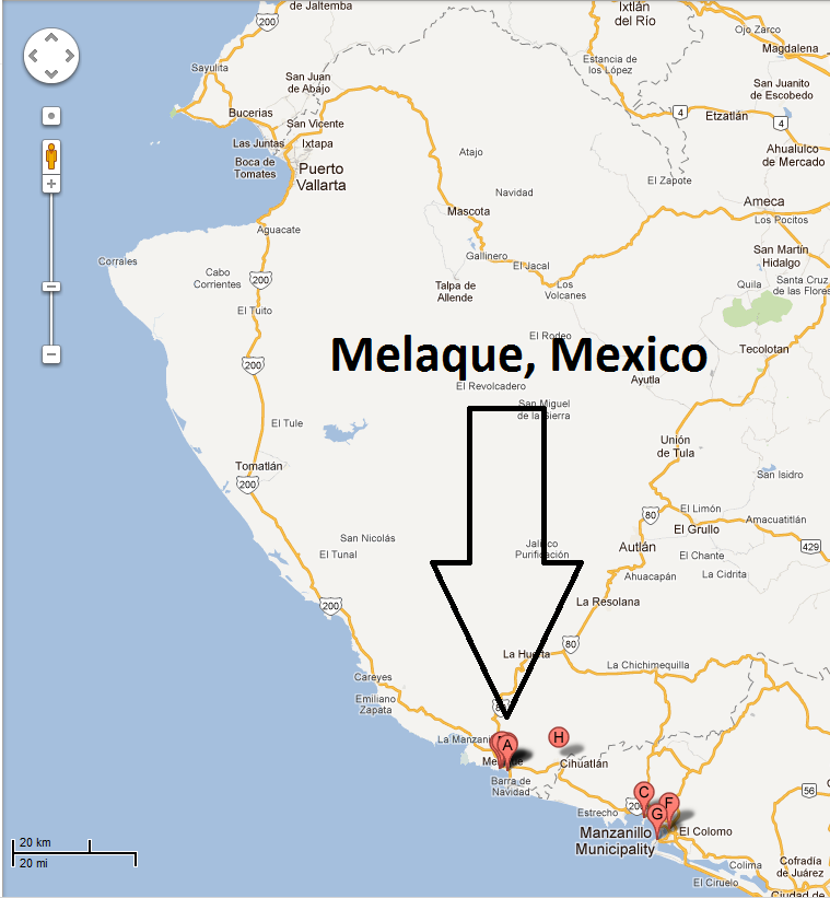 this year we travel to the pacific coast to a small community called melaque just about an hour south of puerto vallarta