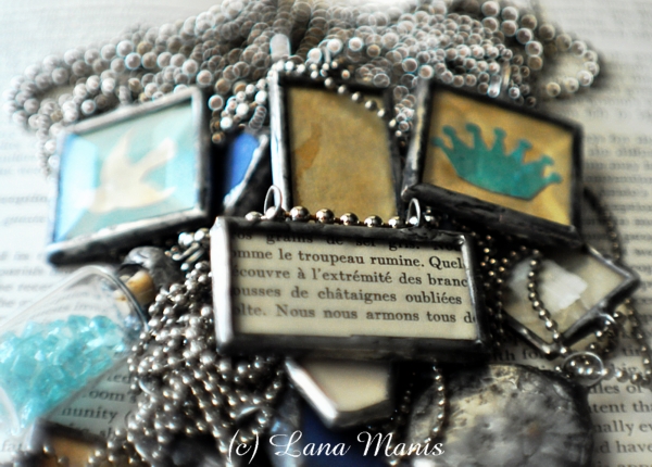 Soldered Glass Charms