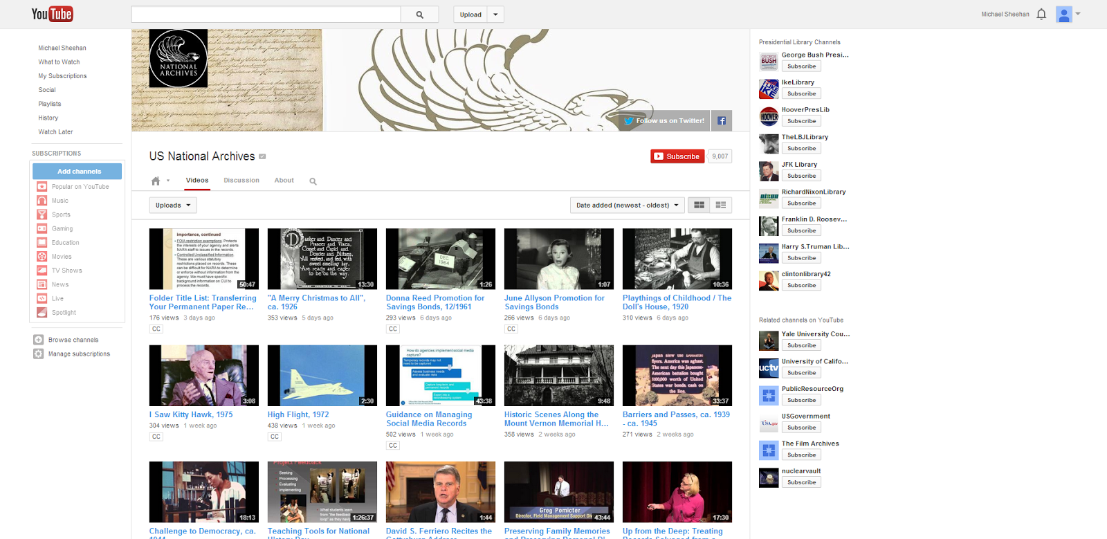 Learning Never Stops Explore the National Archives through social media