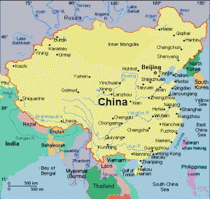 Image result for current map of china and hong kong