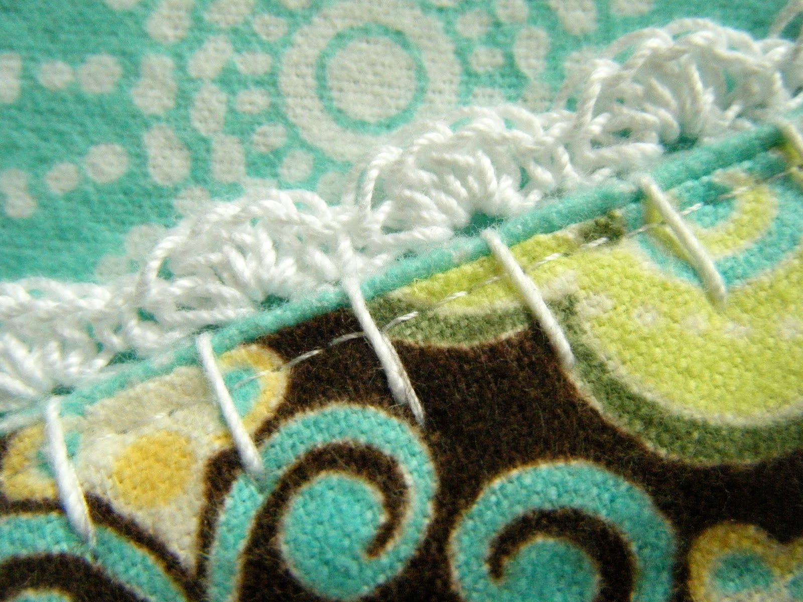 nohemstitch crochet edge receiving blanket {birthday bash tutorial