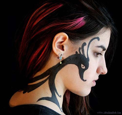 Woman Fashion Tips Face Tattoo Designs 2012 Tags Women Tattoo Designs